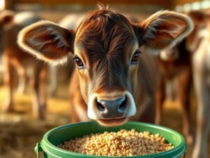 Shifting of new born calf from Milk to Feed